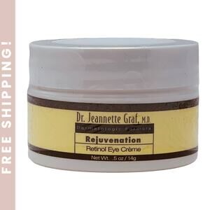 Dr Jeannette Graf Rejuvenation Retinol Eye Creme .5oz NEW w/Free Shipping